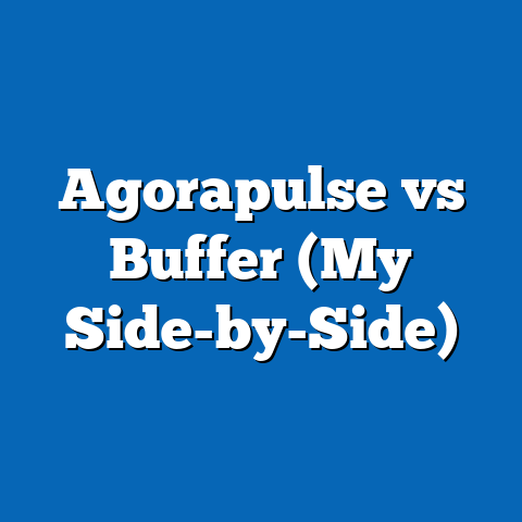 Agorapulse vs Buffer (My Side-by-Side)