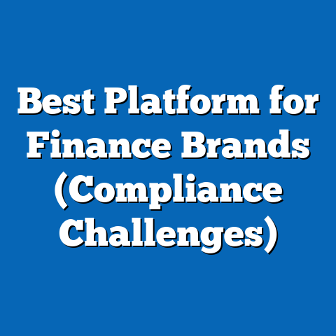 Best Platform for Finance Brands (Compliance Challenges)