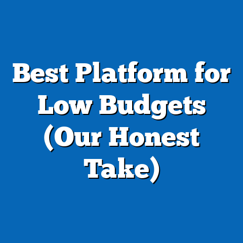 Best Platform for Low Budgets (Our Honest Take)