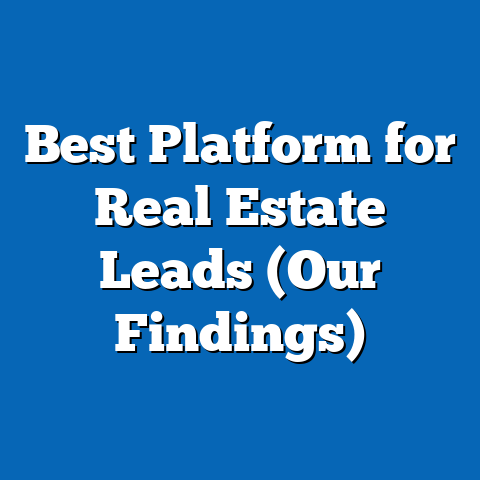 Best Platform for Real Estate Leads (Our Findings)