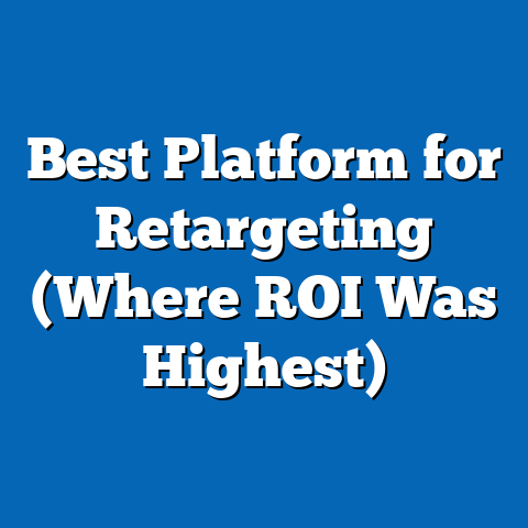 Best Platform for Retargeting (Where ROI Was Highest)