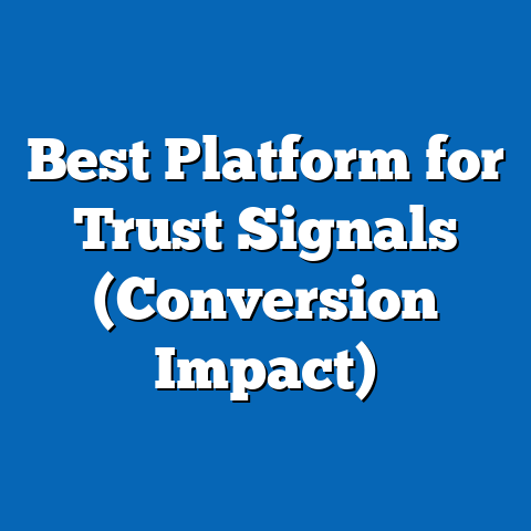 Best Platform for Trust Signals (Conversion Impact)