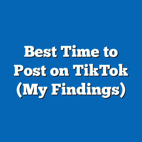 Best Time to Post on TikTok (My Findings)