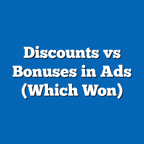 Discounts vs Bonuses in Ads (Which Won)