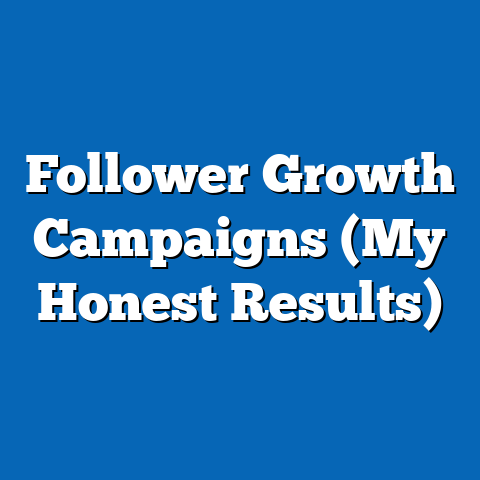 Follower Growth Campaigns (My Honest Results)