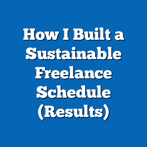 How I Built a Sustainable Freelance Schedule (Results)