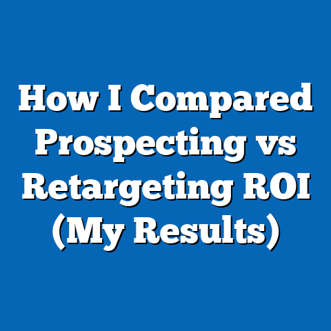 How I Compared Prospecting vs Retargeting ROI (My Results)