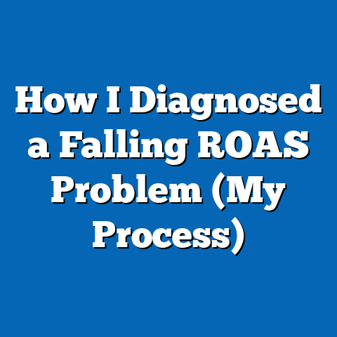 How I Diagnosed a Falling ROAS Problem (My Process)