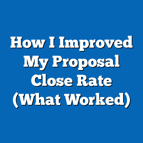 How I Improved My Proposal Close Rate (What Worked)
