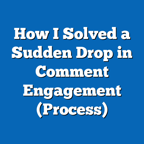 How I Solved a Sudden Drop in Comment Engagement (Process)