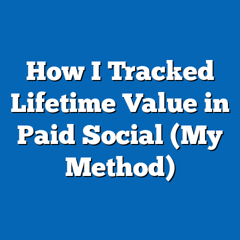 How I Tracked Lifetime Value in Paid Social (My Method)