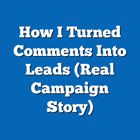 How I Turned Comments Into Leads (Real Campaign Story)
