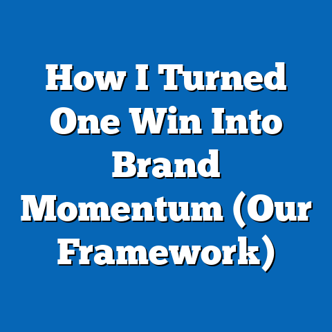 How I Turned One Win Into Brand Momentum (Our Framework)