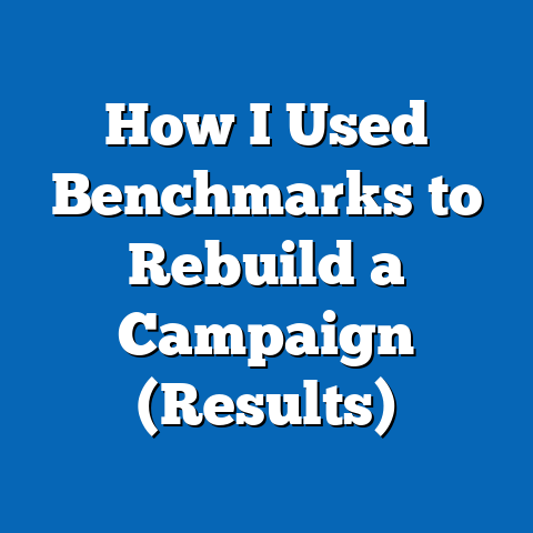 How I Used Benchmarks to Rebuild a Campaign (Results)