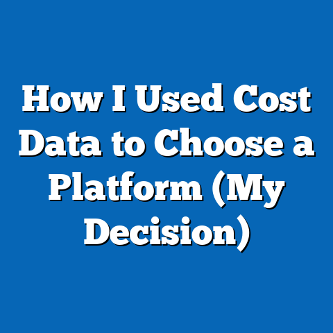 How I Used Cost Data to Choose a Platform (My Decision)