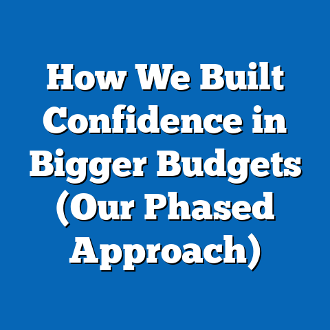 How We Built Confidence in Bigger Budgets (Our Phased Approach)