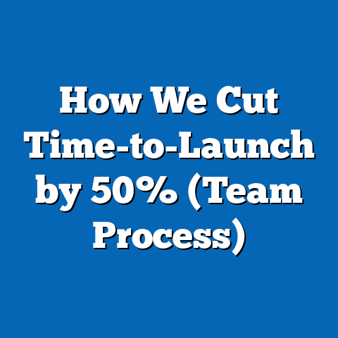 How We Cut Time-to-Launch by 50% (Team Process)