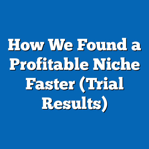 How We Found a Profitable Niche Faster (Trial Results)