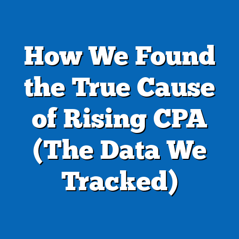 How We Found the True Cause of Rising CPA (The Data We Tracked)