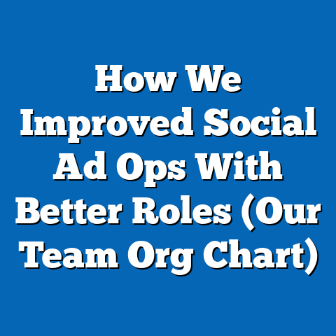 How We Improved Social Ad Ops With Better Roles (Our Team Org Chart)