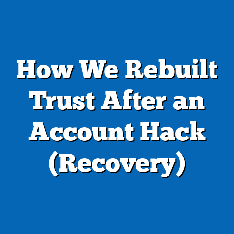 How We Rebuilt Trust After an Account Hack (Recovery)
