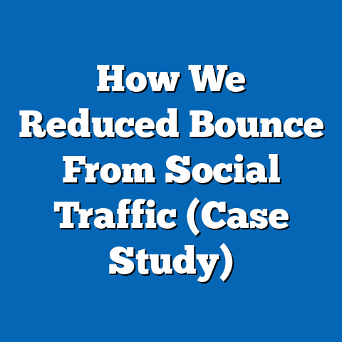 How We Reduced Bounce From Social Traffic (Case Study)