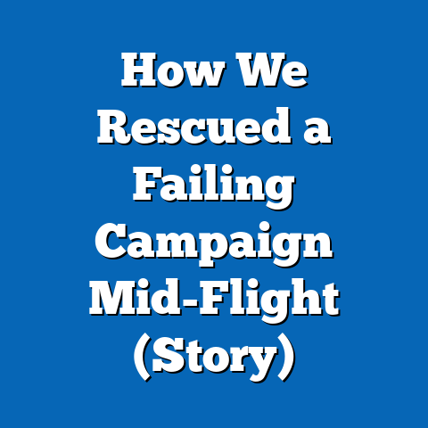 How We Rescued a Failing Campaign Mid-Flight (Story)