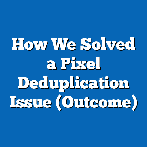 How We Solved a Pixel Deduplication Issue (Outcome)