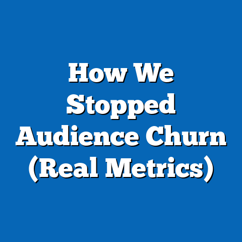 How We Stopped Audience Churn (Real Metrics)