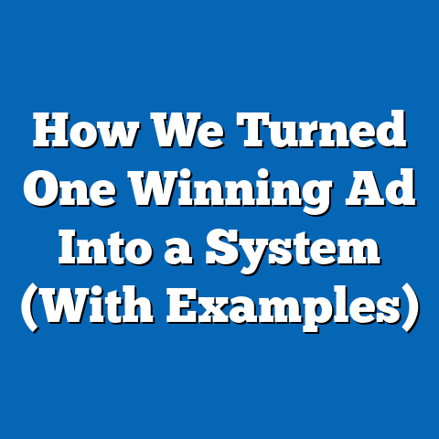 How We Turned One Winning Ad Into a System (With Examples)
