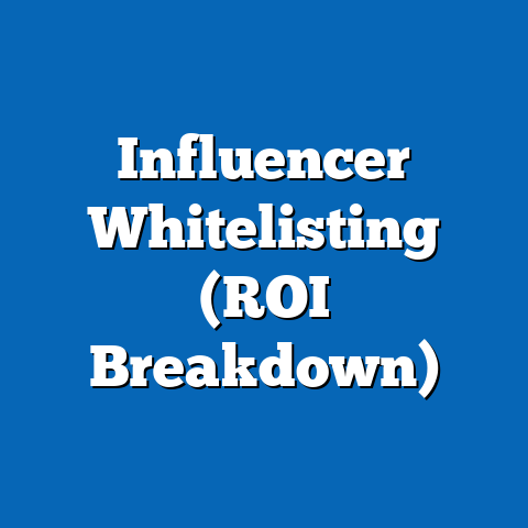 Influencer Whitelisting (ROI Breakdown)