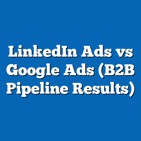 LinkedIn Ads vs Google Ads (B2B Pipeline Results)