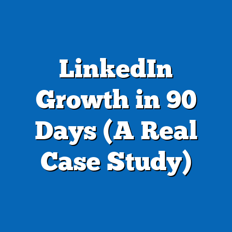 LinkedIn Growth in 90 Days (A Real Case Study)