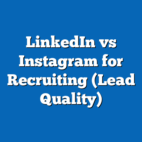 LinkedIn vs Instagram for Recruiting (Lead Quality)