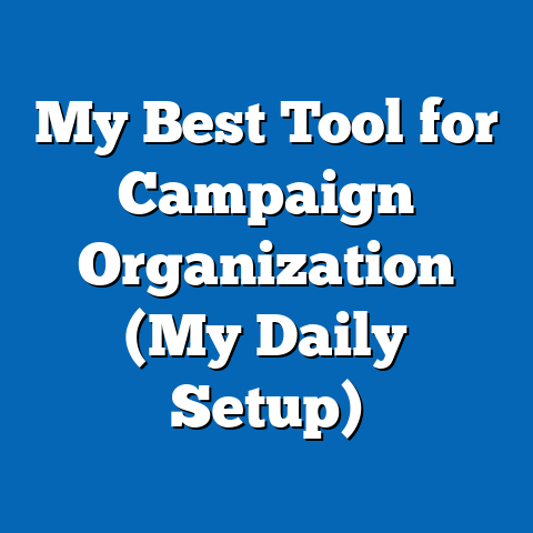 My Best Tool for Campaign Organization (My Daily Setup)