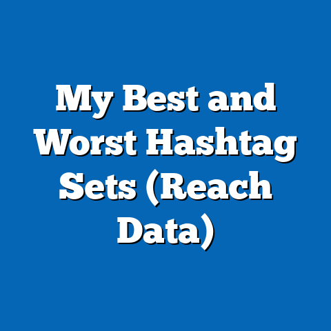 My Best and Worst Hashtag Sets (Reach Data)