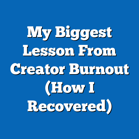 My Biggest Lesson From Creator Burnout (How I Recovered)