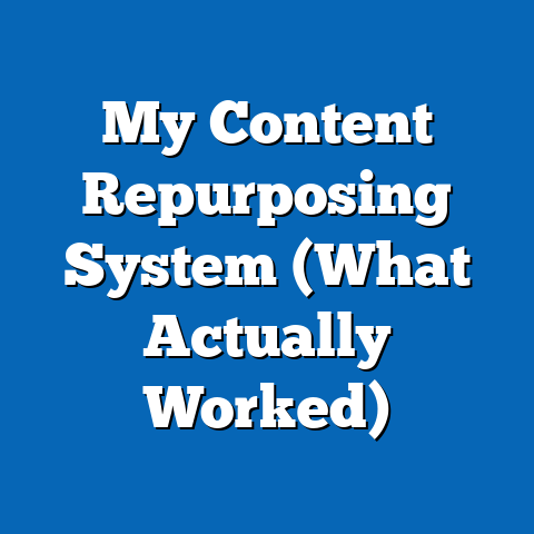 My Content Repurposing System (What Actually Worked)