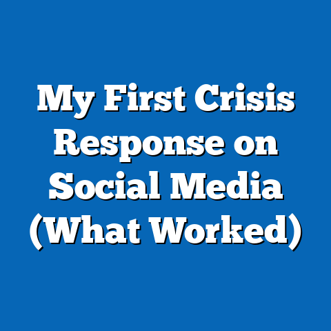 My First Crisis Response on Social Media (What Worked)