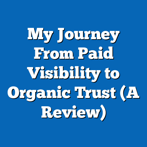 My Journey From Paid Visibility to Organic Trust (A Review)