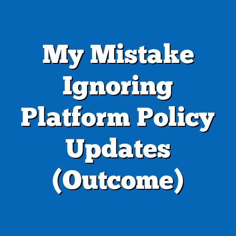 My Mistake Ignoring Platform Policy Updates (Outcome)
