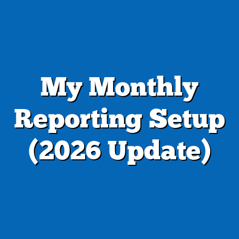 My Monthly Reporting Setup (2026 Update)
