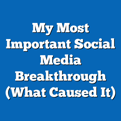 My Most Important Social Media Breakthrough (What Caused It)