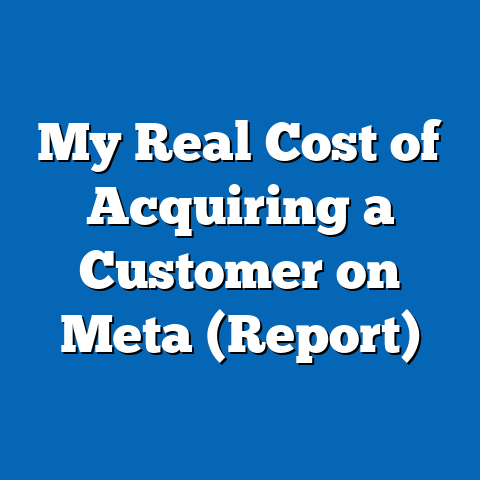 My Real Cost of Acquiring a Customer on Meta (Report)