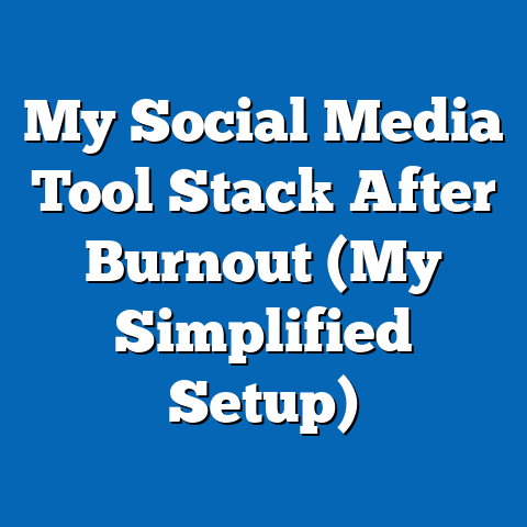 My Social Media Tool Stack After Burnout (My Simplified Setup)