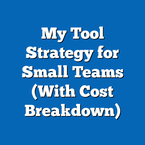 My Tool Strategy for Small Teams (With Cost Breakdown)