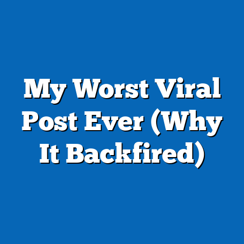 My Worst Viral Post Ever (Why It Backfired)