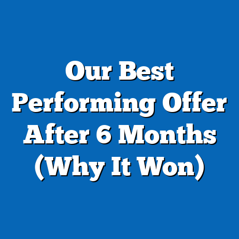 Our Best Performing Offer After 6 Months (Why It Won)