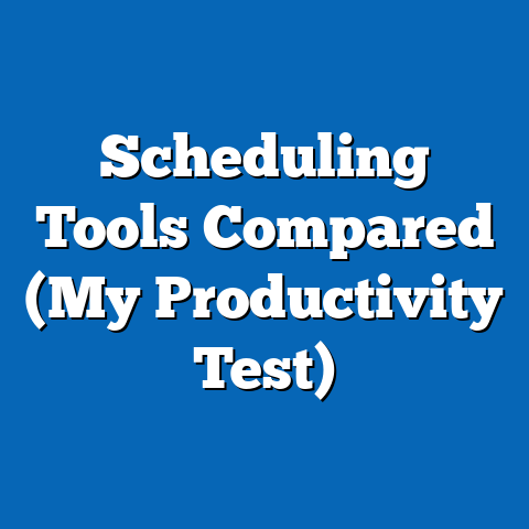 Scheduling Tools Compared (My Productivity Test)