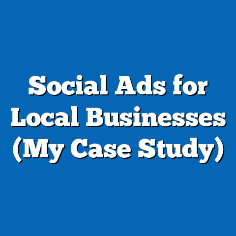Social Ads for Local Businesses (My Case Study)